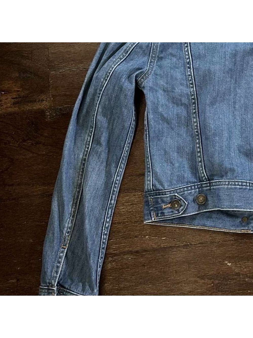 Aritzia Talula blue Denim jacket size XS-EUC Retail $125 - Picture 11 of 13